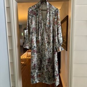 Tory Burch Metallic Bow Garden Dress 6